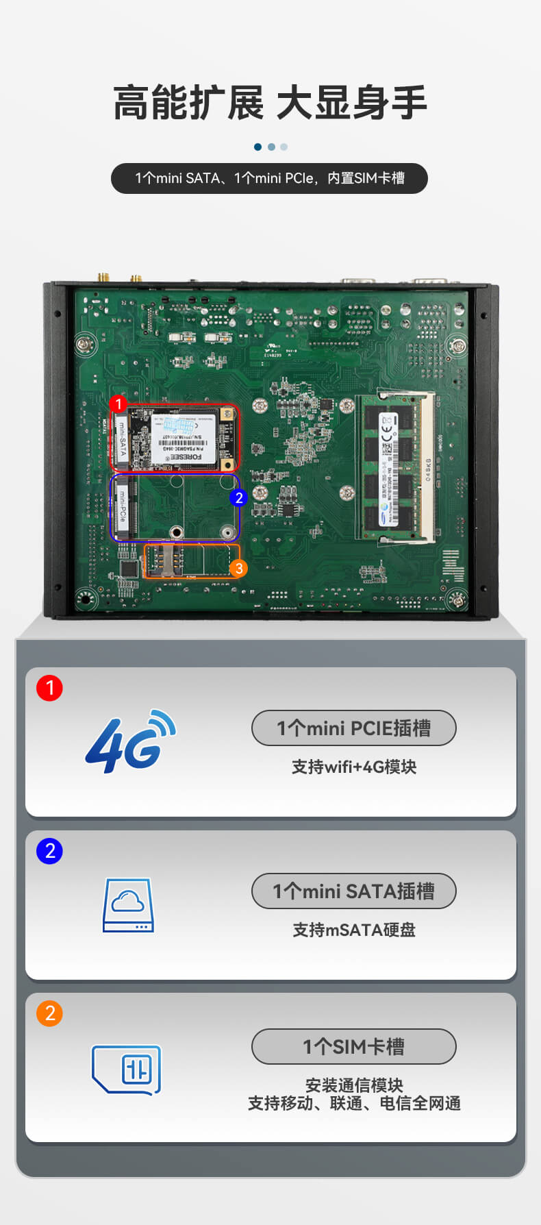 FUN88无风扇嵌入式工控机,车队管理系统工业电脑,DTB-3002-J1900
