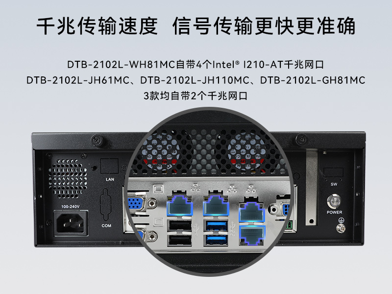FUN88桌面式工控机,工业服务器厂家,DTB-2102L-JH61MC
