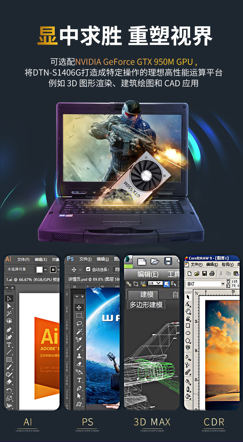 FUN8814英寸加固型笔记本,工业三防笔记本,DT-S1406G.jpg