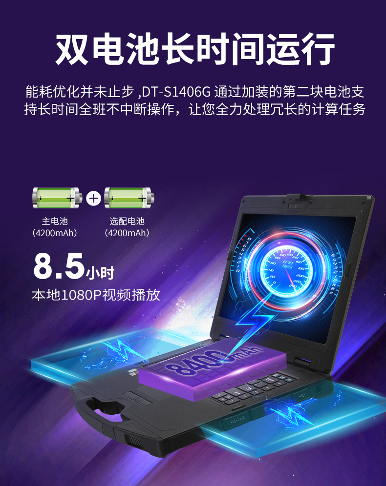 FUN8814英寸加固型笔记本,工业三防笔记本,DT-S1406G.jpg