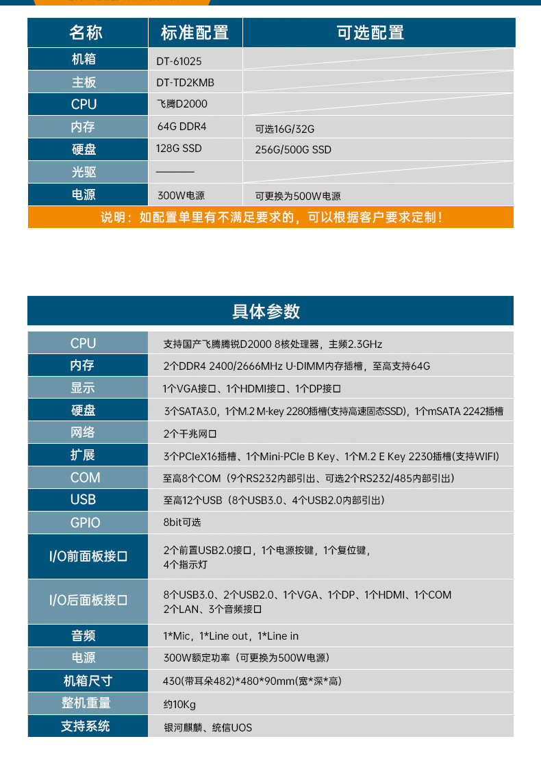 FUN88国产飞腾服务器,金融行业工控电脑,DT-61025-TD2KMB.jpg