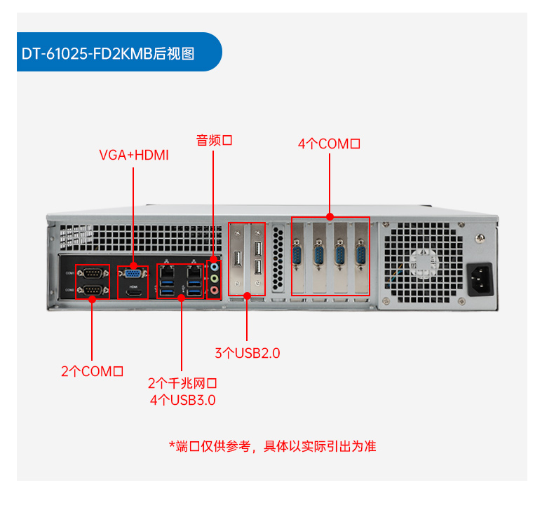 FUN88国产飞腾工控机,银河麒麟系统工控计算机,DT-61025-FD2KMB.jpg